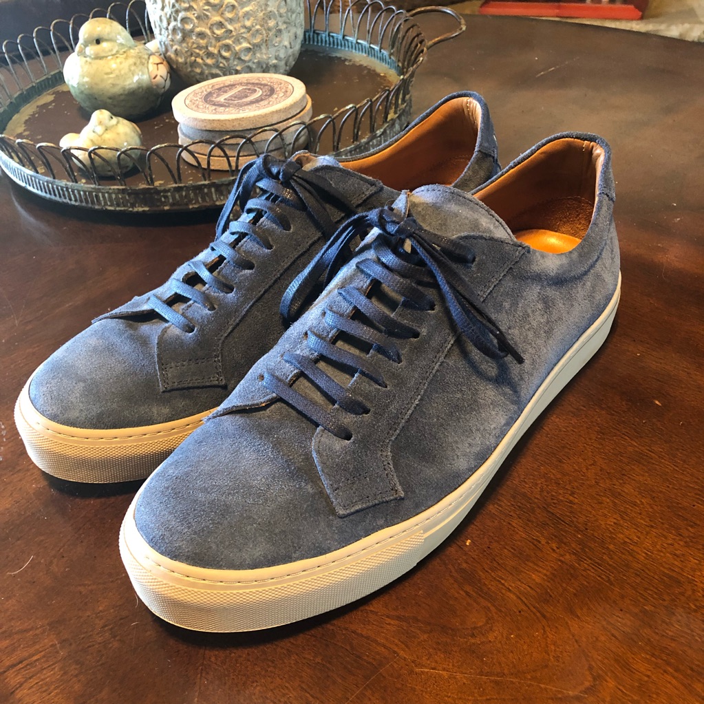 Blue Suede Sneakers - Alter Sole